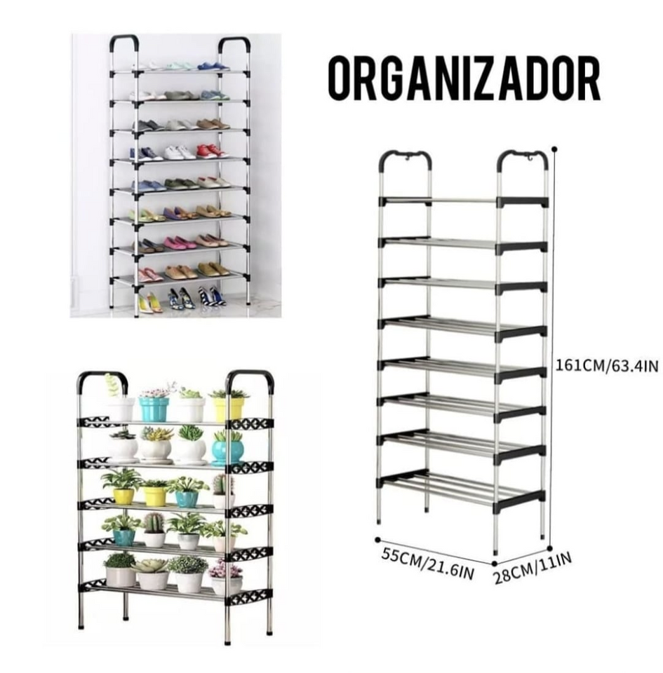 Zapatero organizador 8 niveles
