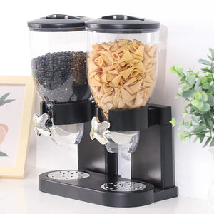 Dispensador doble de cereales