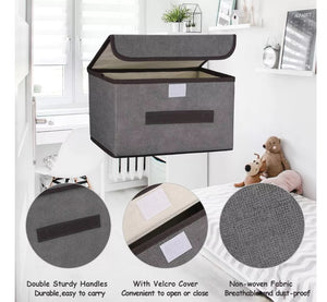 CAJA  ORGANIZADORA EN TELA X 3 UNIDADES