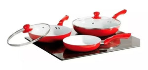 SET SARTENES CERAMICA 5 PIEZAS