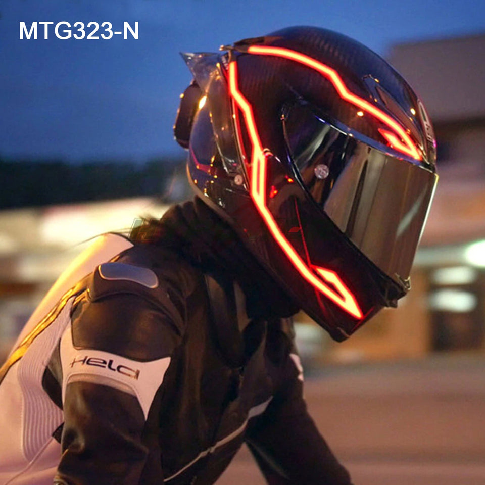 Luz led para casco