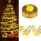 CINTA NAVIDAD CON LUZ LED X 4 METROS