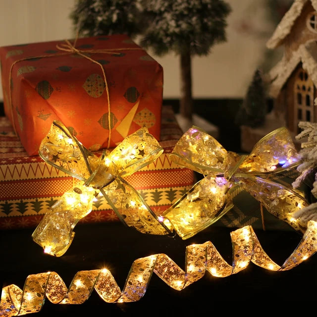 CINTA NAVIDAD CON LUZ LED X 4 METROS