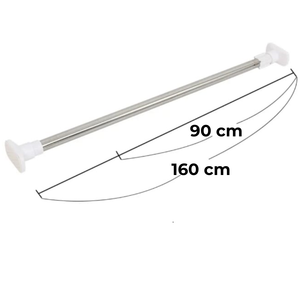 Barra expandible de 90 a 160 cm