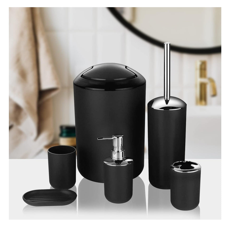 SET ACCESORIOS BAÑO 6 PIEZAS