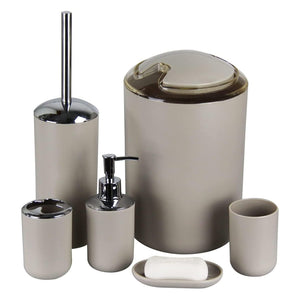 SET ACCESORIOS BAÑO 6 PIEZAS