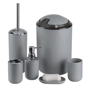 SET ACCESORIOS BAÑO 6 PIEZAS
