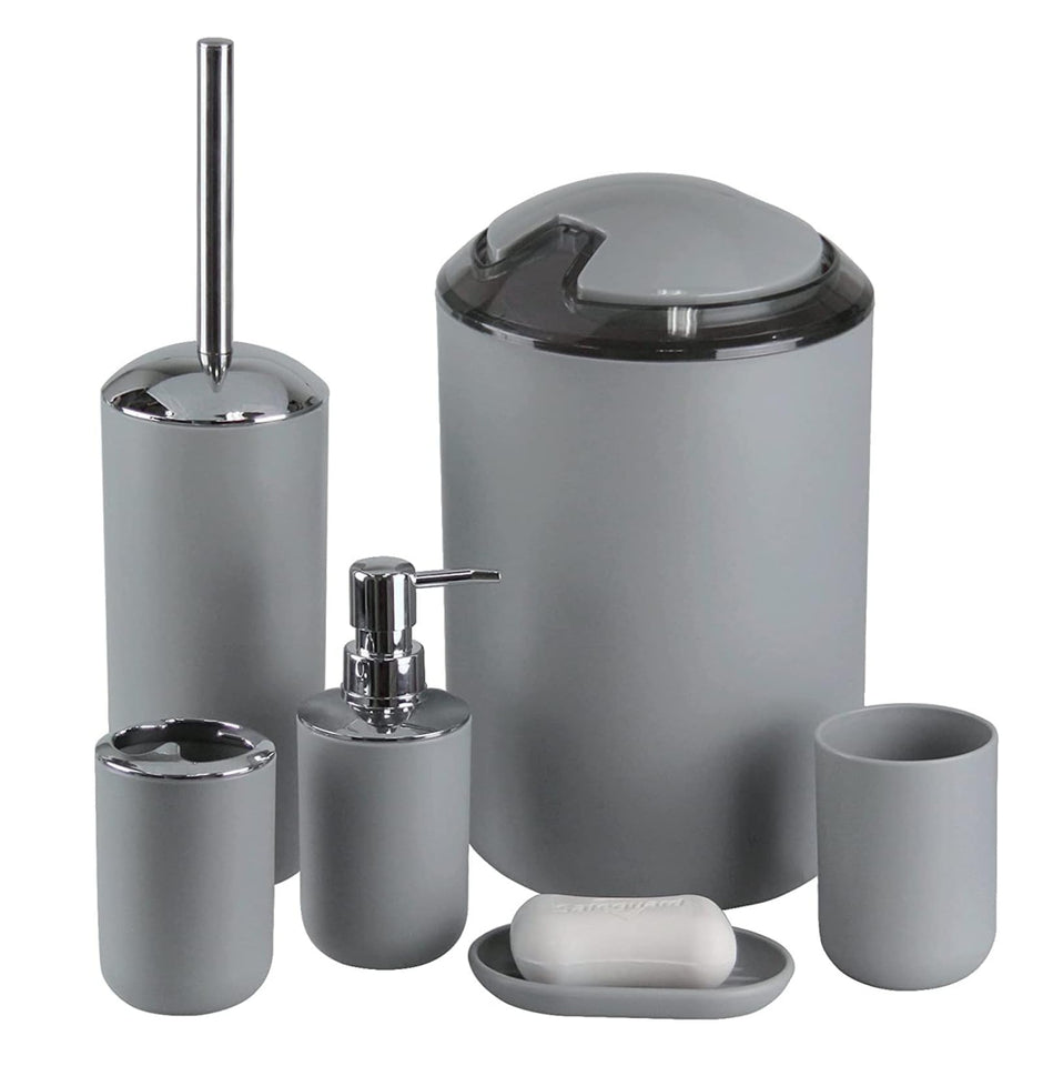 SET ACCESORIOS BAÑO 6 PIEZAS