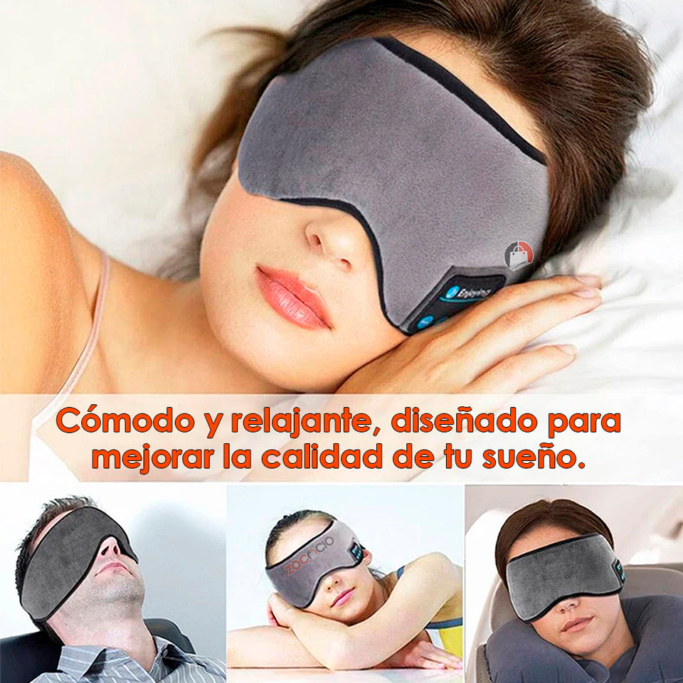 TAPA OJOS PARA DORMIR RELAJANTE CON BLUETOOTH