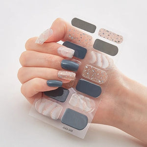 STICKERS UÑAS GEL X 2 SET(24 UÑAS)