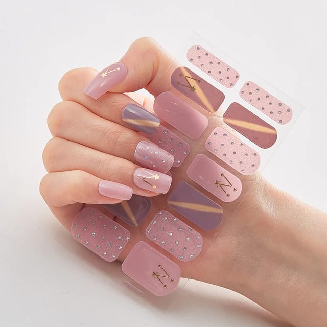 STICKERS UÑAS GEL X 2 SET(24 UÑAS)