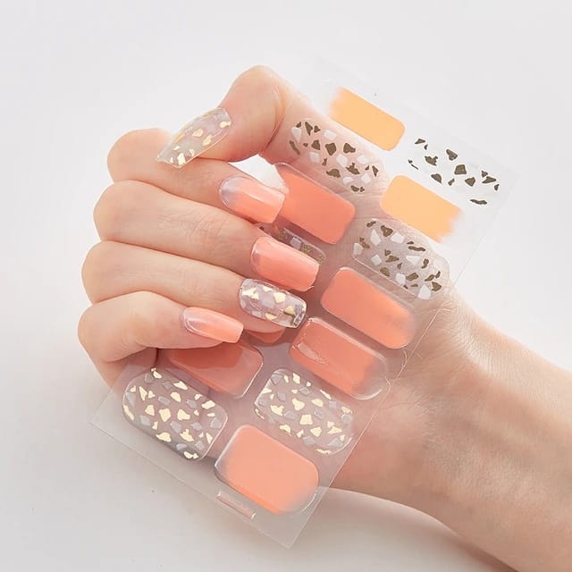 STICKERS UÑAS GEL X 2 SET(24 UÑAS)