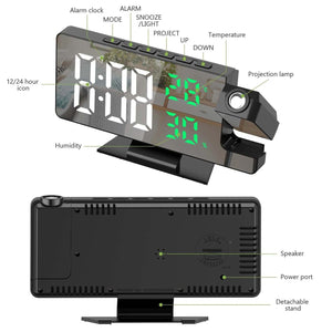 Reloj Alarma Proyector