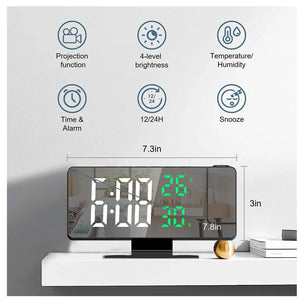 Reloj Alarma Proyector