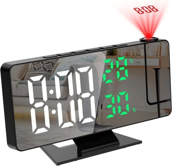 Reloj Alarma Proyector
