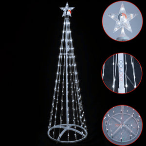 ARBOL CONO LUCES LED