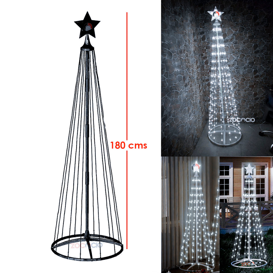 ARBOL CONO LUCES LED