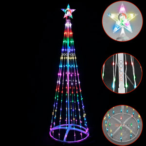 ARBOL CONO LUCES LED