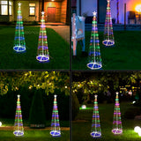 ARBOL CONO LUCES LED