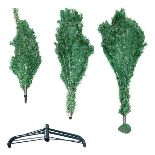 🎄✨ ÁRBOL DE NAVIDAD ROBUSTO 2.10 M VERDE – 1300 RAMAS *