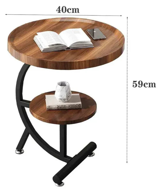 Mesa Auxiliar Moderna de Dos Niveles