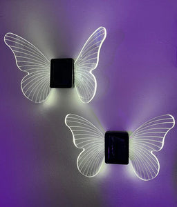 Lámpara Solar Decorativa en Forma de Mariposa