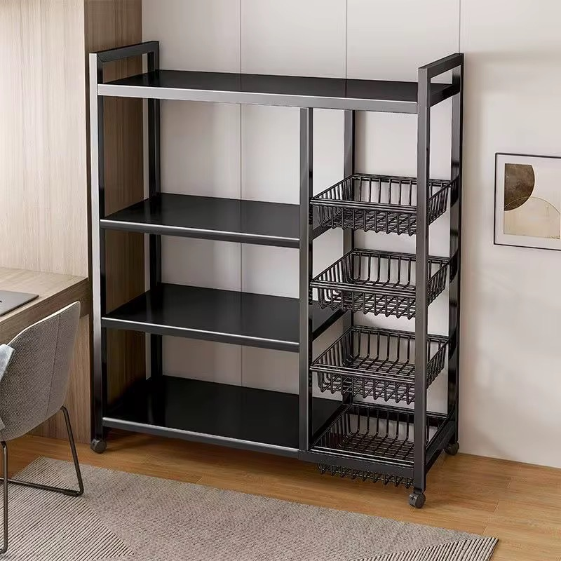 Estante Organizador de 4 Niveles con Ruedas