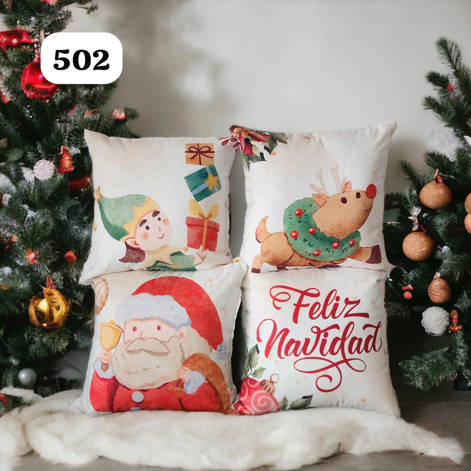🎄 Set X 4 Cojines Navideños ✨