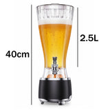 Torre Dispensadora de Cerveza con Parlante Bluetooth e Iluminación LED