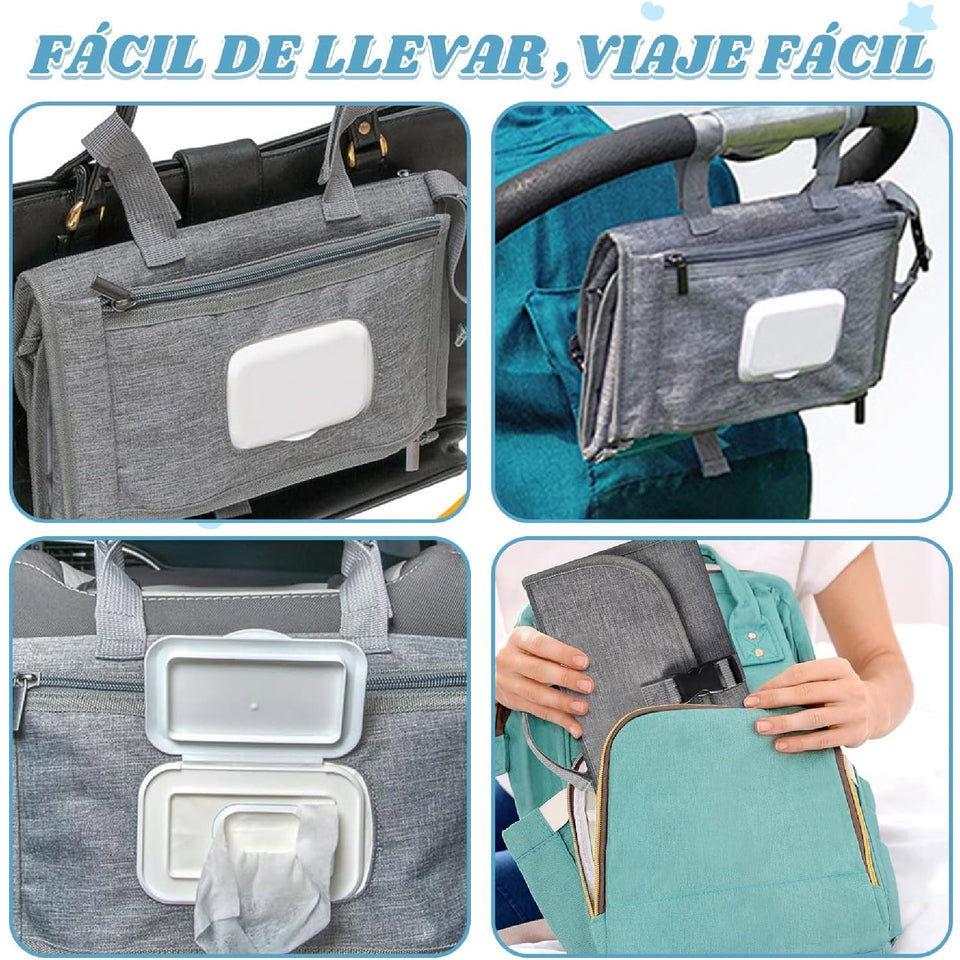 Cambiador de Pañales Plegable Portátil