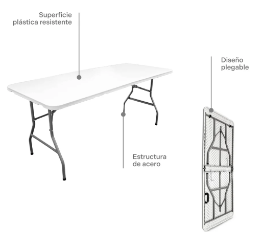 Mesa Plegable Portátil