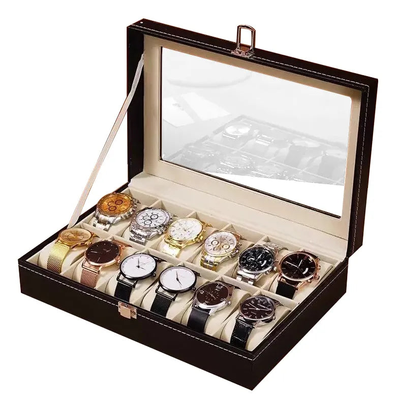 ⌚✨ CAJA PREMIUM ORGANIZADORA PARA 12 RELOJES *