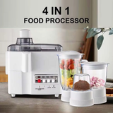 🥕🥤 Procesador de Alimentos 4 en 1 – Licuadora + Exprimidor + Picador + Mezclador