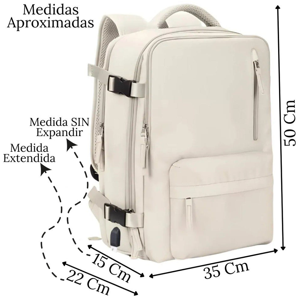🎒 Mochila de Viaje Expandible 3 Niveles – Gran Capacidad