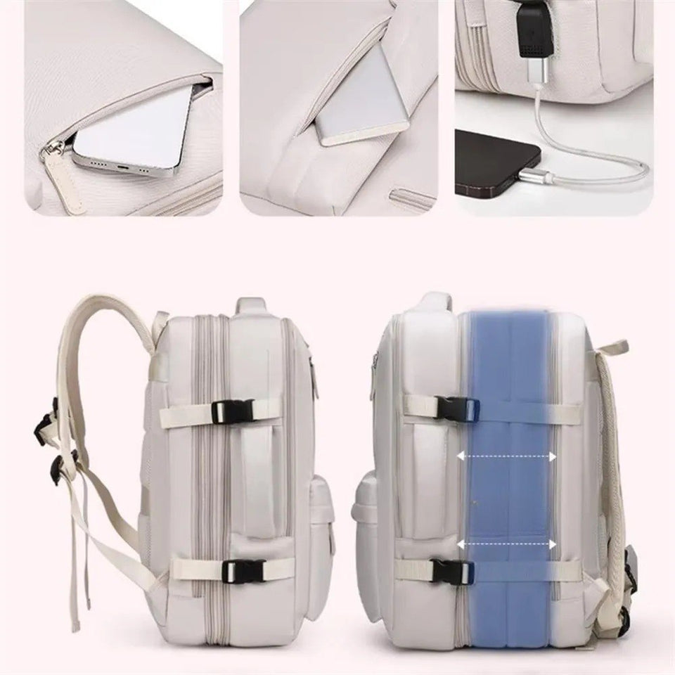🎒 Mochila de Viaje Expandible 3 Niveles – Gran Capacidad