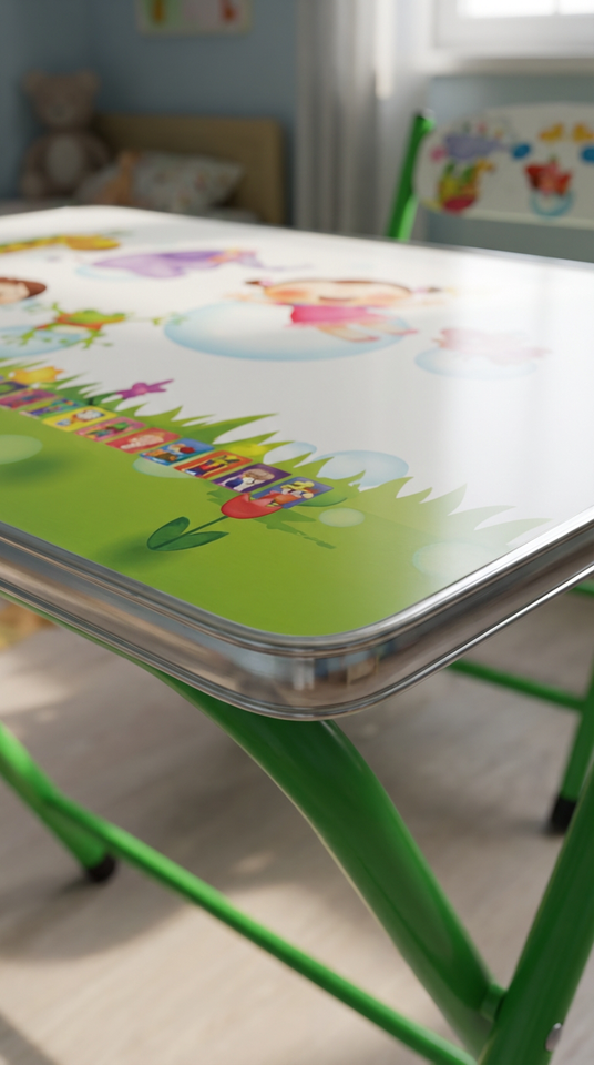SET ESCRITORIO + SILLA PLEGABLE INFANTIL