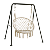 Silla Hamaca Colgante con Soporte Metálico