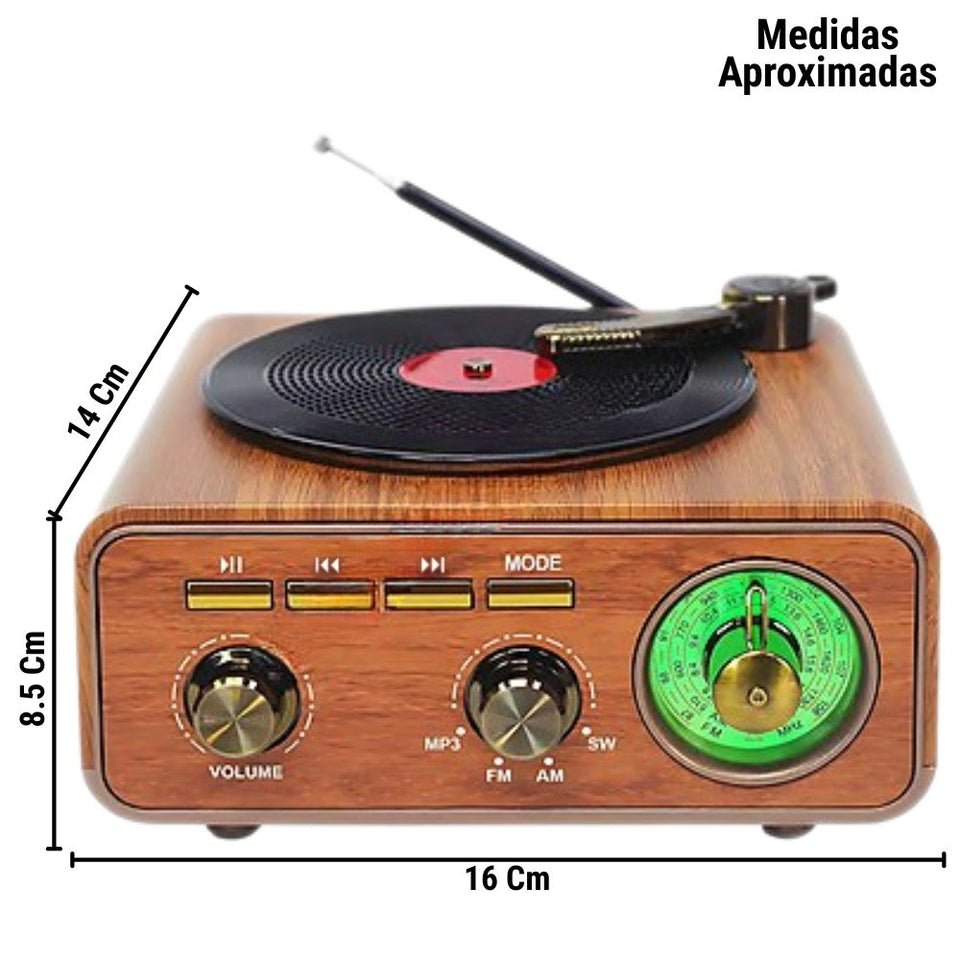 📻 RADIO PARLANTE RETRO VINTAGE MD-1317BT