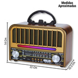 📻 RADIO PARLANTE RETRO VINTAGE NS-6677BT