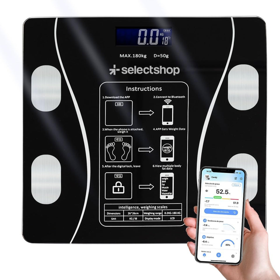 ⚖️ Báscula Digital Inteligente con Bluetooth