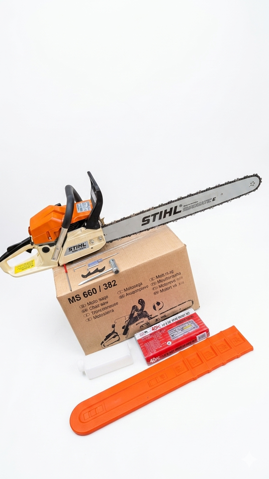🪚 MOTOSIERRA MS382 STIHL + OBSEQUIO JUEGO DE RACHES DE 40 PIEZAS