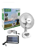 ☀️ Ventilador Solar con 2 Bombillos LED