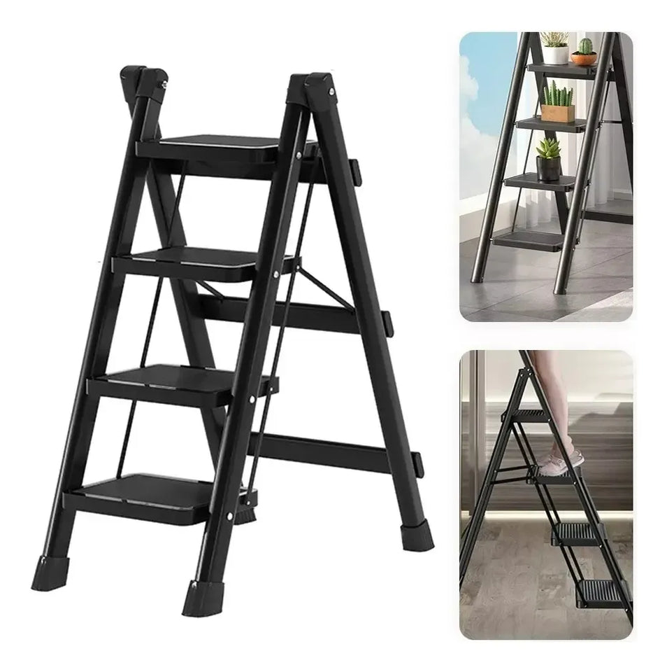 🪜 Escalera Plegable de 4 Pasos Resistente