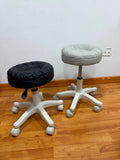 🪑 SILLA TABURETE ACOLCHADA GIRATORIA CON RUEDAS