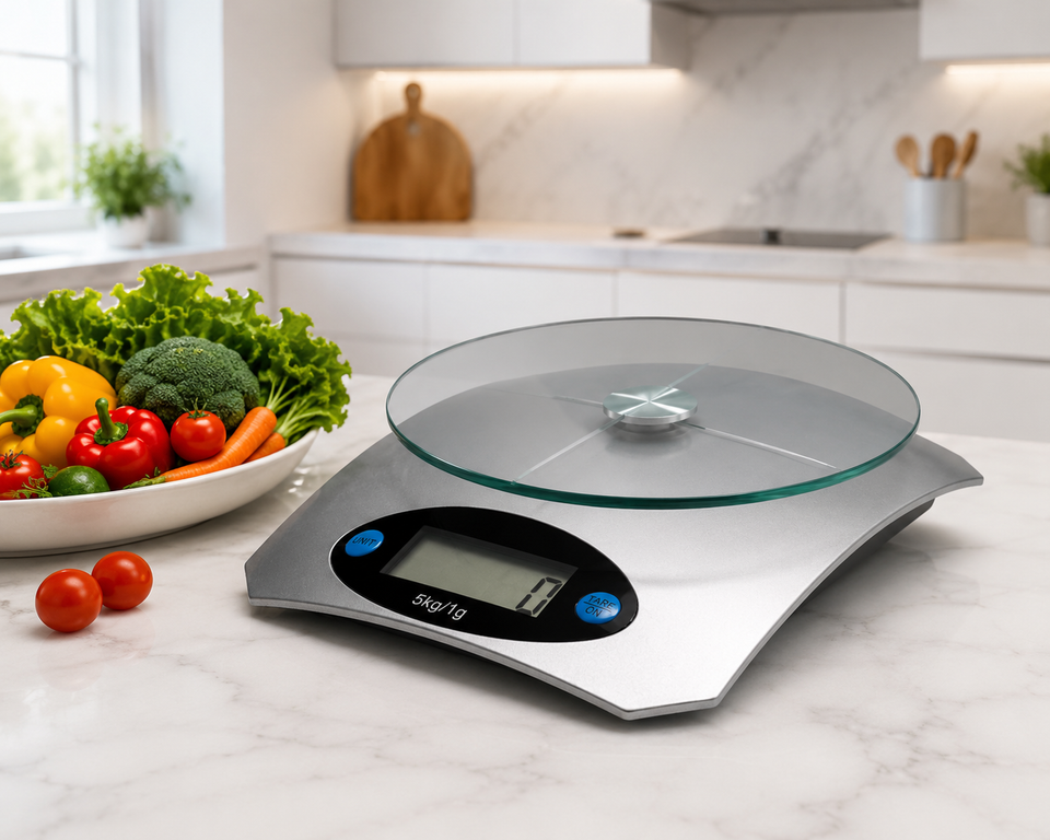 ⚖️ BÁSCULA GRAMERA DE COCINA DIGITAL 5 KG