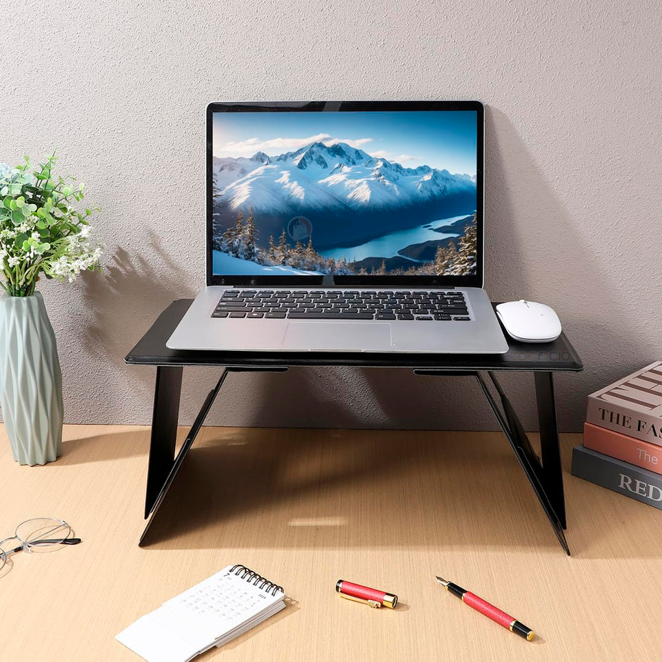 💻 SOPORTE DE CUERO PORTÁTIL PARA MESA PLEGABLE