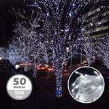 LUCES LINEAL SOLAR  500 LED, 50 METROS
