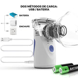 NEBULIZADOR PORTÁTIL RECARGABLE USB