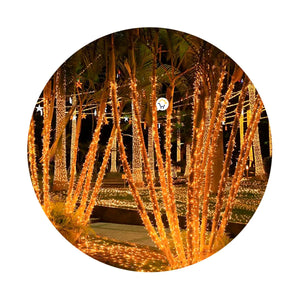 LUCES LINEAL SOLAR  500 LED, 50 METROS