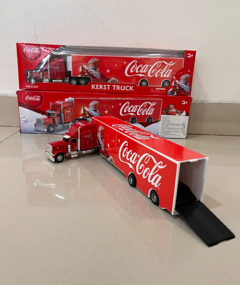 🎄🚛 MULA CON CONTENEDOR COCA-COLA – EDICIÓN NAVIDEÑA
